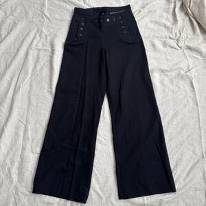 Vintage Navy Wool Dress Pants